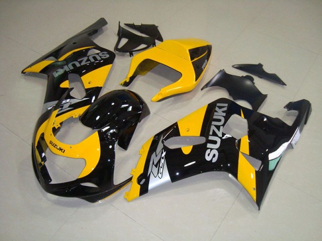 GSXR 750 K1 K2 K3 2001-2003 Verkleidungen - Gelb Schwarz