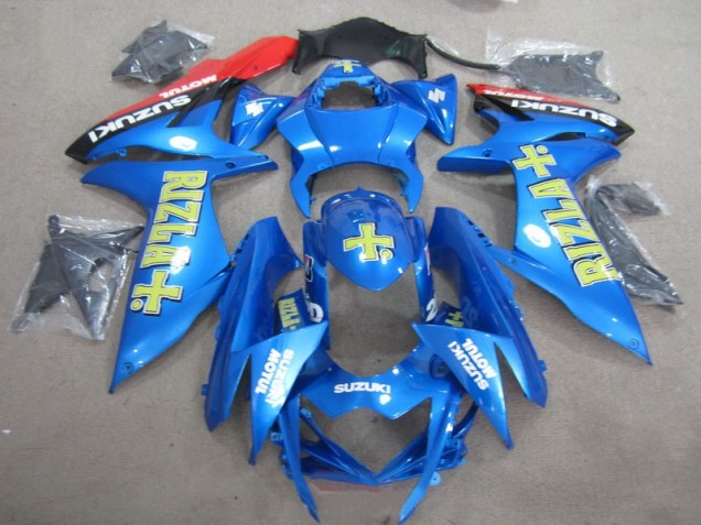 GSXR 750 K11 2011-2024 Verkleidungen - Blau Gelb Rizla