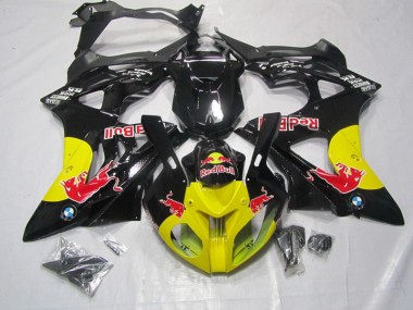 S1000RR 2009-2014 Verkleidungen - Gelb Schwarz Red Bull