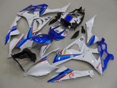 S1000RR 2009-2014 Vollverkleidung - Blau Weiß