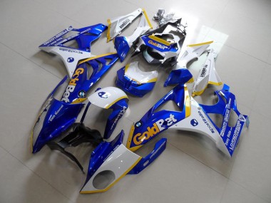 S1000RR 2009-2014 Vollverkleidung - Blau Weiße GoldBet