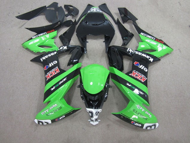 ZX10R 2008-2010 Verkleidungen - Schwarz Grün