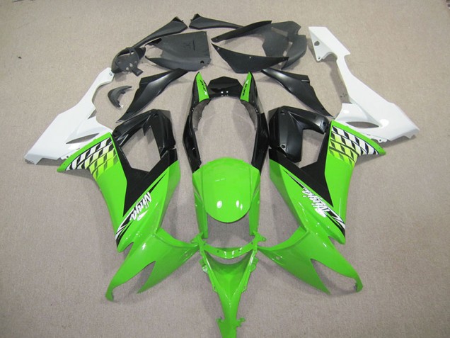 ZX10R 2008-2010 Verkleidungen - Schwarzer Grün Ninja