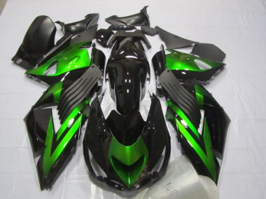 ZX14R ZZR 1400 2006-2011 Verkleidungen - Schwarz Grün