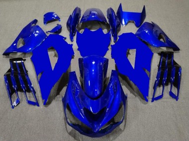 ZX14R ZZR 1400 2012-2021 Verkleidungen - Blau Schwarz