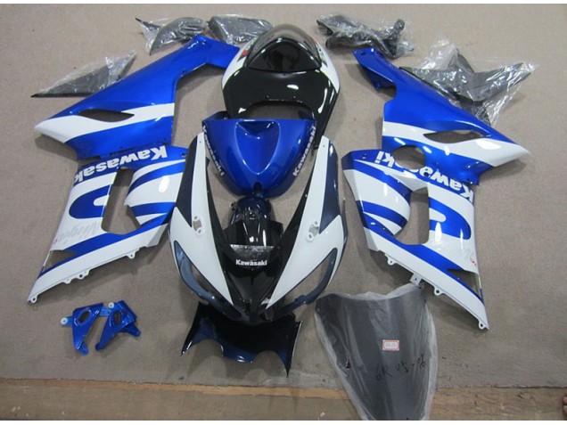 ZX6R 2005-2006 Verkleidung - Blau Weiß