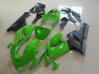 ZX6R 2005-2006 Verkleidungen Komplett Sets - Grün