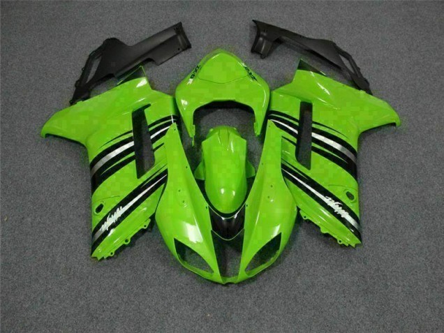 ZX6R 2007-2008 Verkleidungen - Grün Schwarz